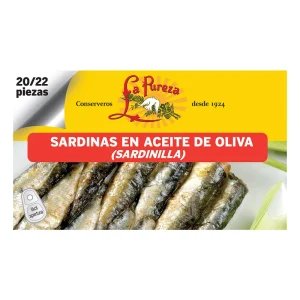 Sardinillas en aceite de oliva 20-22 piezas